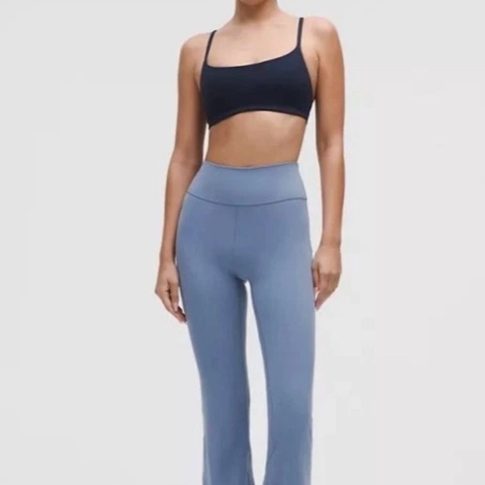 Lululemon Groove Nulu Blue Flare High Rise Pants size 14  NWT